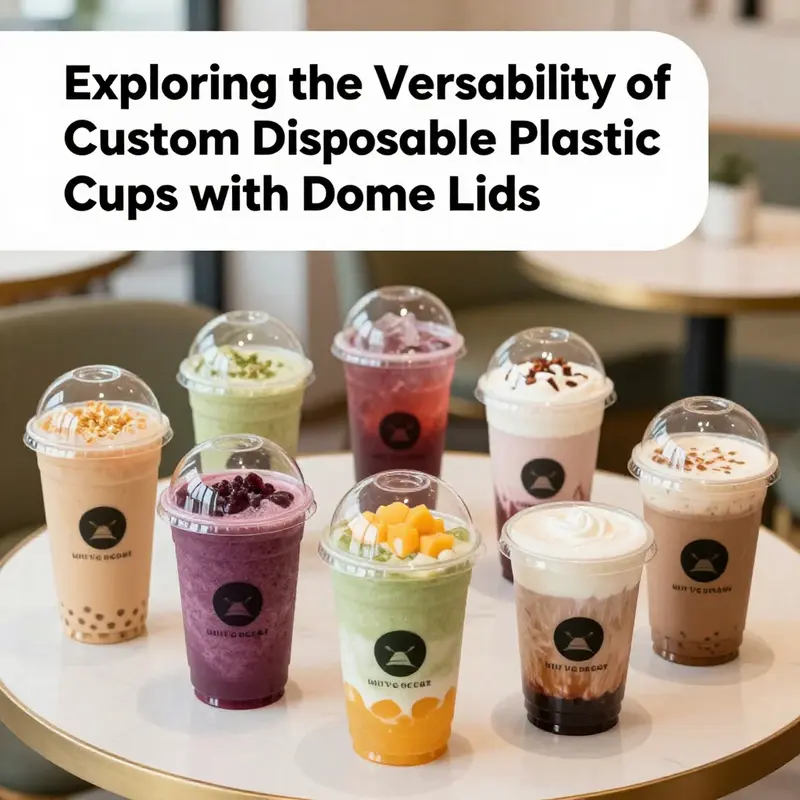 Custom cups offer a blend of functionality and aesthetic appeal for diverse beverages.