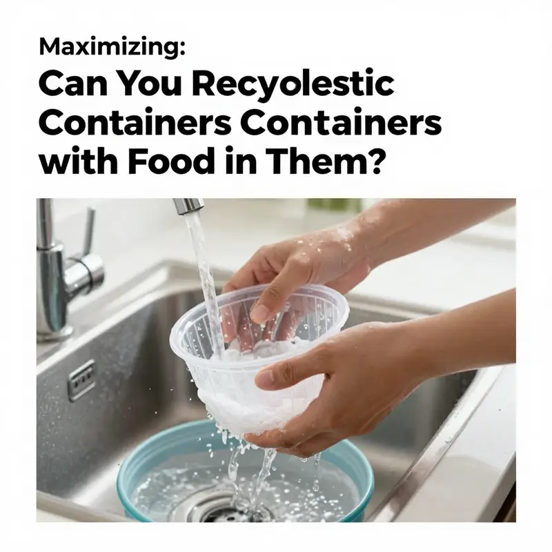 Clean versus contaminated plastic containers in a restaurant kitchen.
