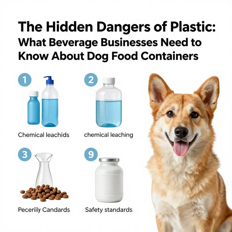 Health risks associated with storing dog food in plastic containers.