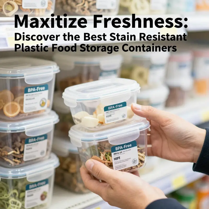 An assortment of PP and HDPE food storage containers featuring fresh ingredients.