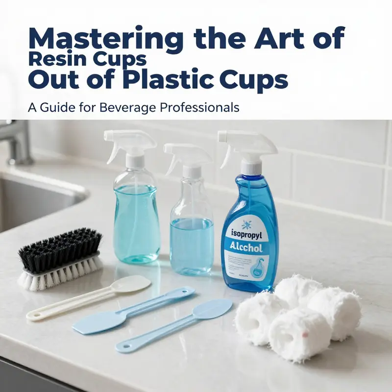 Effective techniques for rinsing uncured resin from plastic cups.