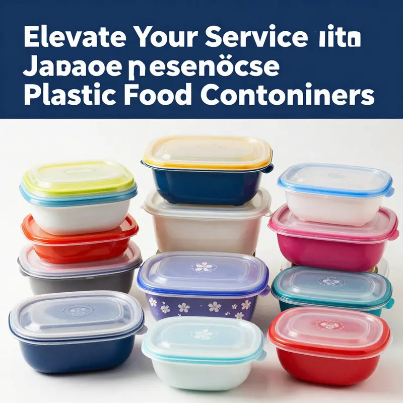 A collection of Japanese plastic food containers highlighting diverse designs and functional features.