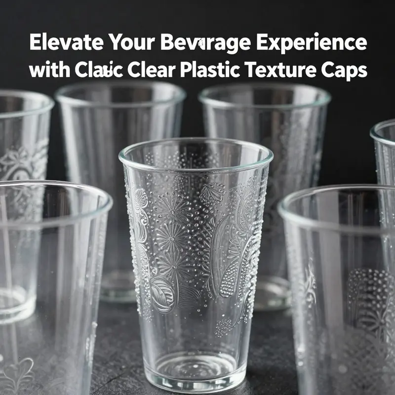 Understanding the materials that make classic clear plastic texture cups durable and appealing.