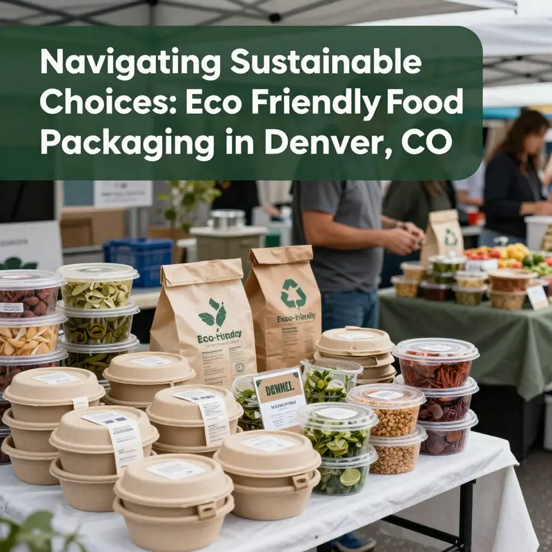 Local suppliers in Denver present eco-friendly food packaging options tailored for diverse food service businesses.