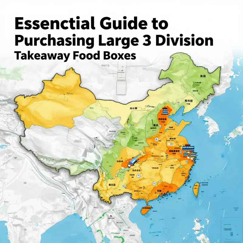 Key manufacturing hubs in China driving the production of large takeaway food boxes.