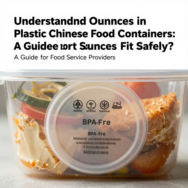 A visual representation of the different sizes of plastic Chinese food containers used in food service.