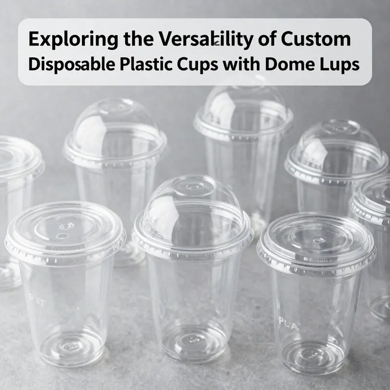 Custom cups offer a blend of functionality and aesthetic appeal for diverse beverages.