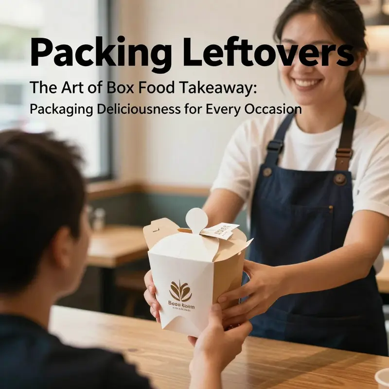 A variety of takeaway boxes, illustrating the key terminologies associated with box food takeaway.