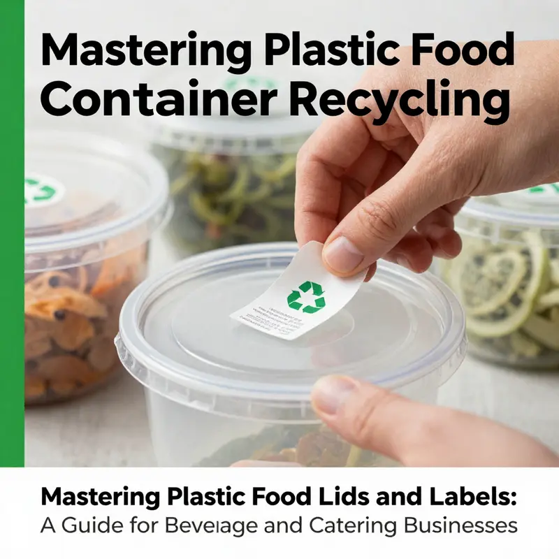 Different plastic food containers with visible recycling symbols indicating their types.