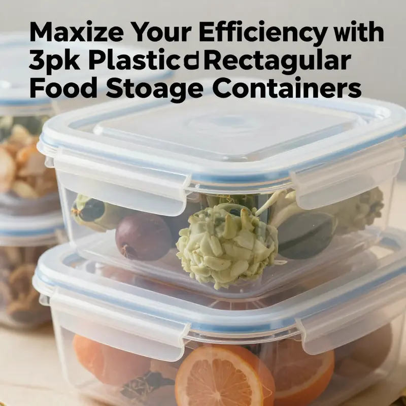 The Rubbermaid containers highlight their durable design and tight-sealing lids.