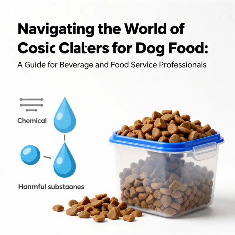 Diverse range of plastic containers for dog food reflecting current market trends.