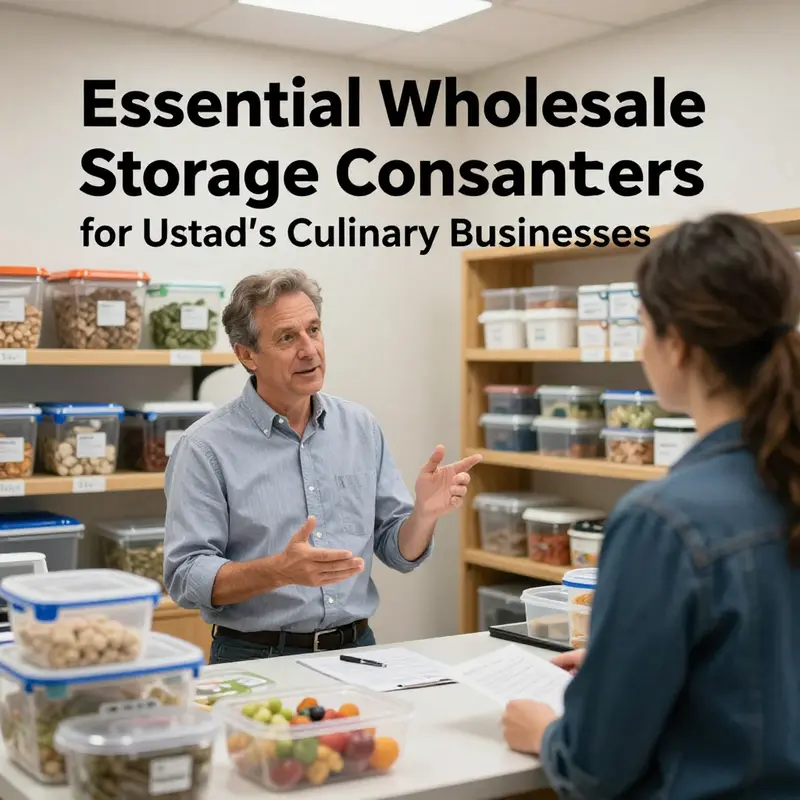 An array of wholesale food storage containers highlighting key materials and their uses.