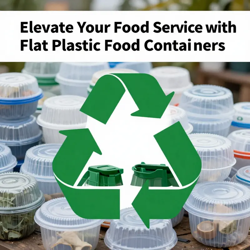 A range of flat plastic containers highlighting transparency and practicality.