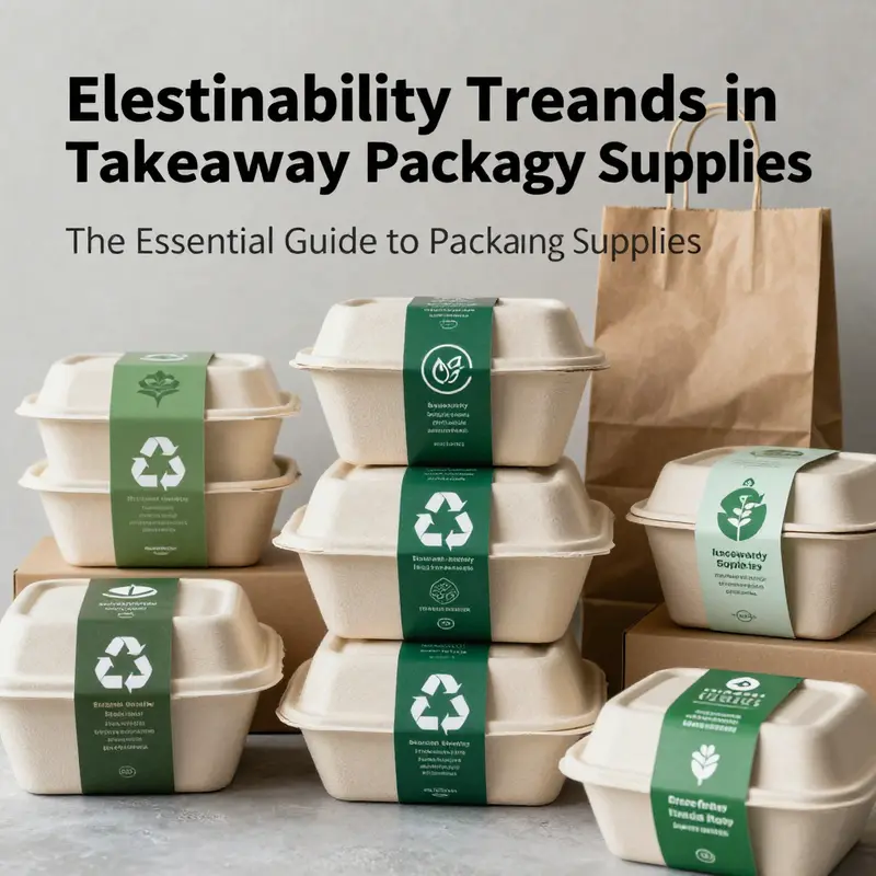 A variety of takeaway packaging options highlighting different materials and designs available for foodservice providers.