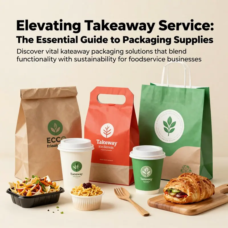 A colorful assortment of various takeaway packaging solutions that enhance food presentation and appeal.