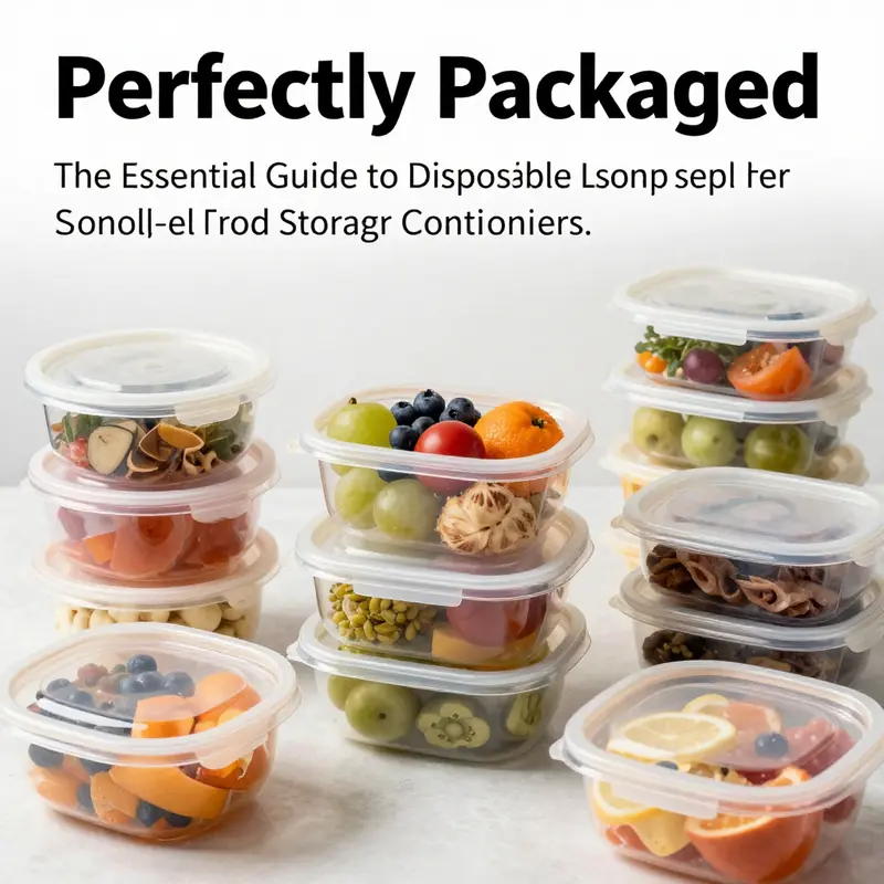 An assortment of filled disposable small food storage containers displaying a variety of food items, ideal for meal prep and catering.