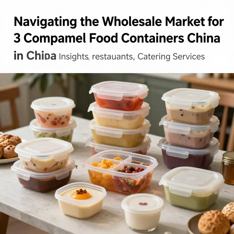An image depicting various settings where 3 compartment food containers are being utilized for service, showcasing their versatility.