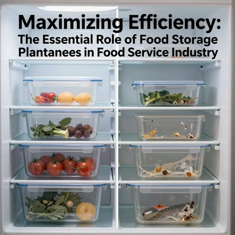 Food storage plastic containers play a crucial role in organizing meal prep within professional kitchens.
