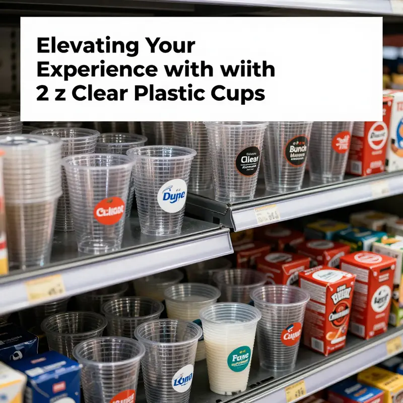 Diverse uses of 2 oz clear plastic cups enhance their appeal in various settings.