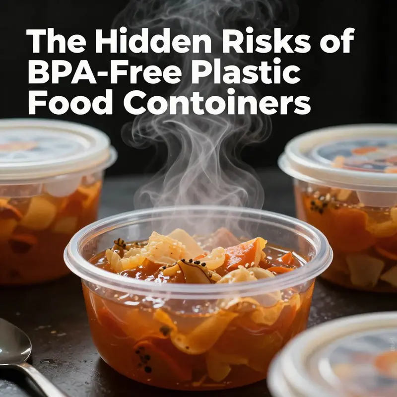 Assessing the safety of BPA-free containers amidst prevalent health misconceptions.