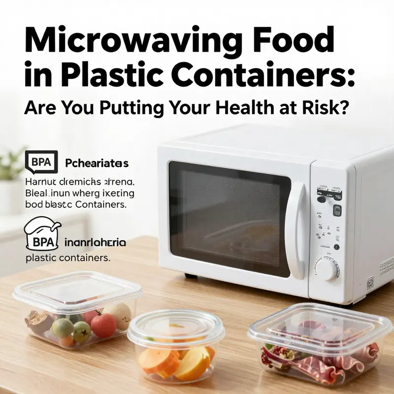 Understanding the health risks posed by microwaving food in plastic containers.