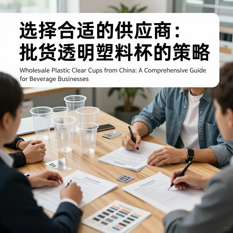 Vibrant marketplace showcasing a variety of wholesale plastic clear cups, reflecting the robust demand in China.