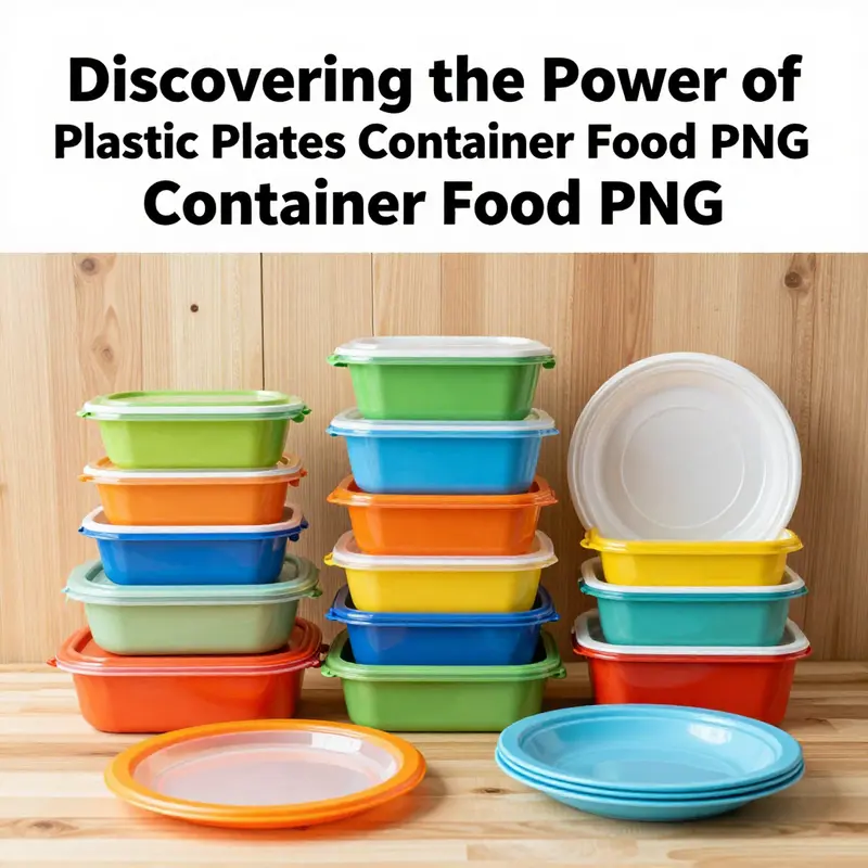 A vibrant showcase of plastic plates and containers ideal for food presentation.