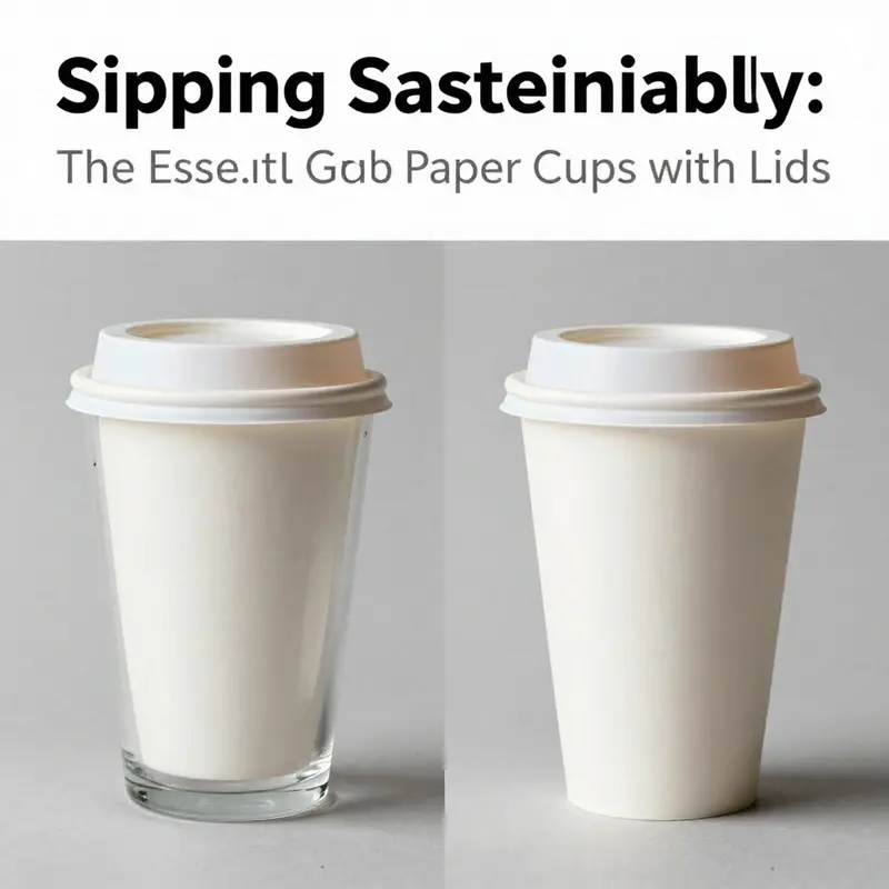 Current market trends reflect the growing popularity of disposable paper cups with lids in cafes and beverage businesses.