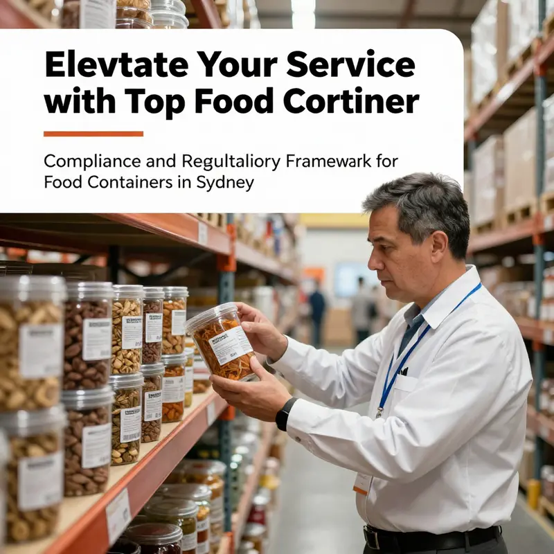 A glimpse into the organized operations of food container wholesaling in Sydney, highlighting the importance of quality and compliance.