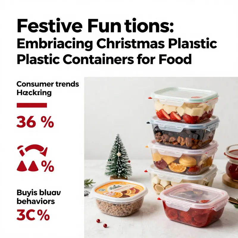 The versatility of Christmas plastic containers enhances your holiday food storage and gifting experiences.