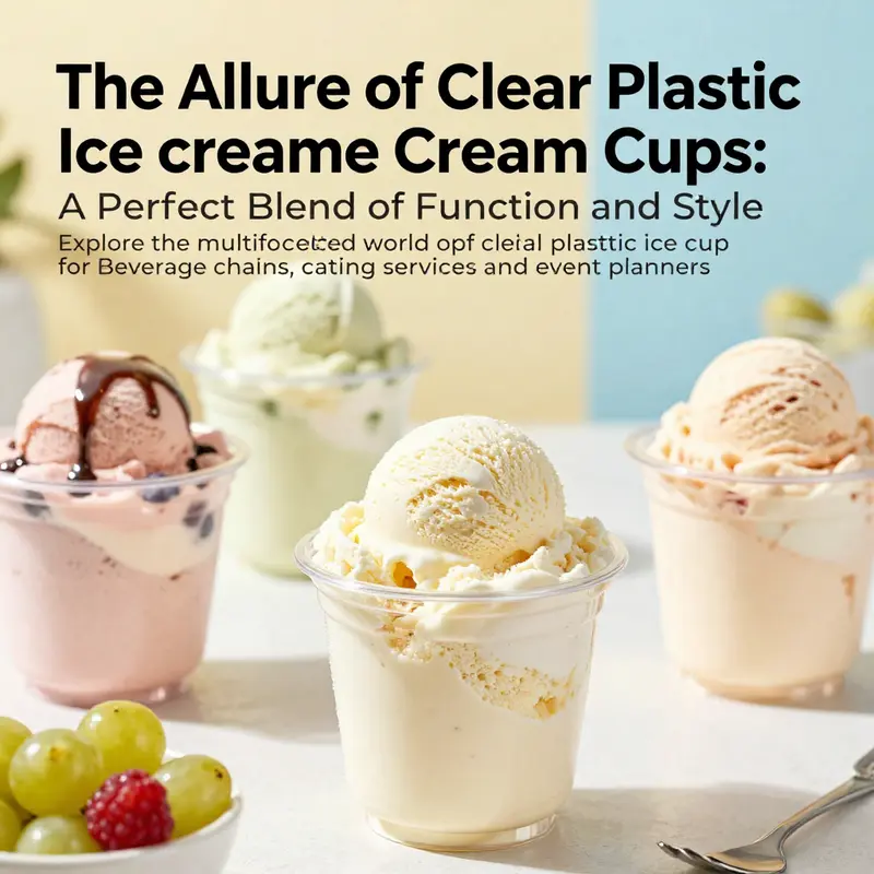Colorful ice cream cups filled with ice cream against a cheerful background, representing the article's content.