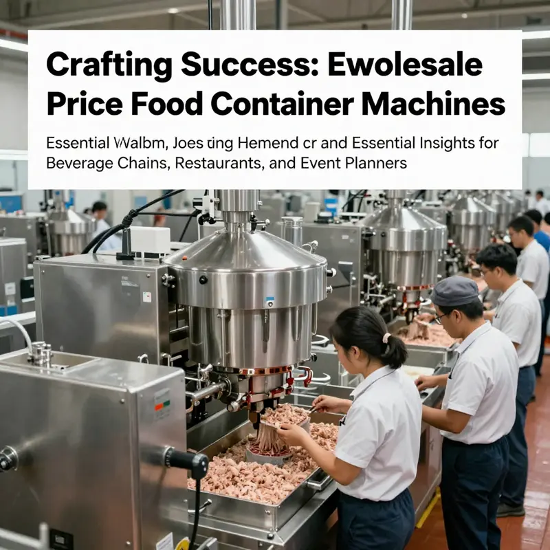 A photo of a busy food container manufacturing facility with machines actively producing food packaging solutions.