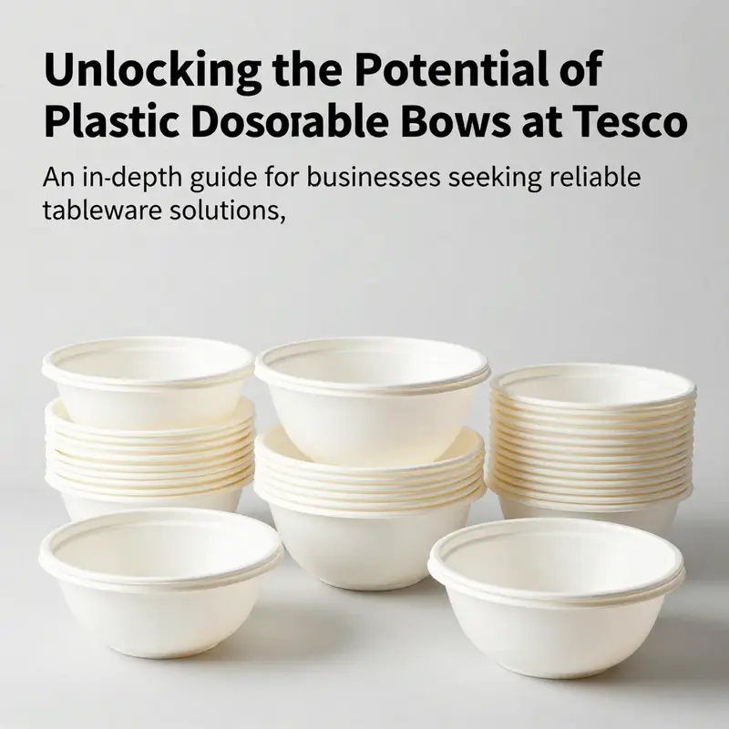A stylish collection of plastic disposable bowls arranged on a table.
