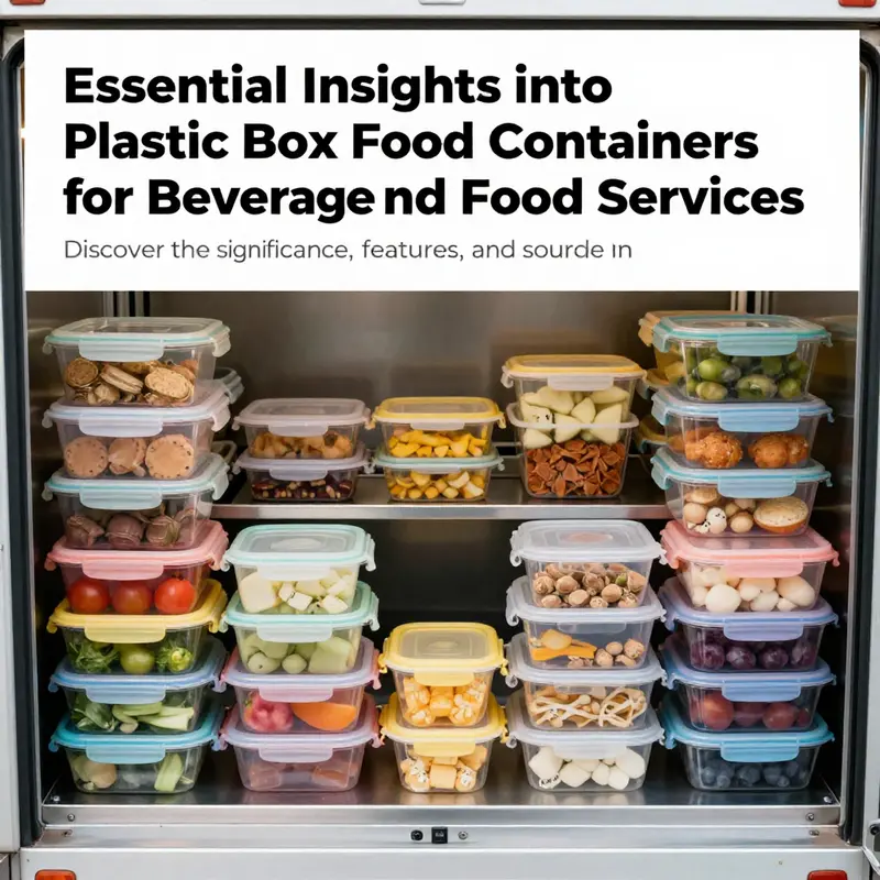 Overhead view of a colorful arrangement of plastic food containers filled with food in a kitchen or food truck.
