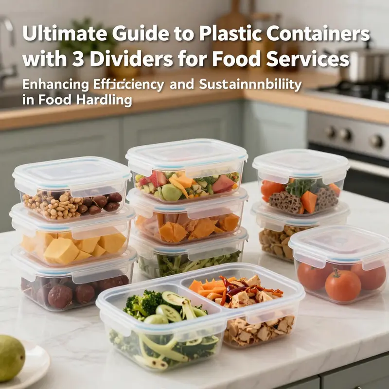 A well-organized kitchen with colorful plastic food containers filled with meal components arranged artistically.