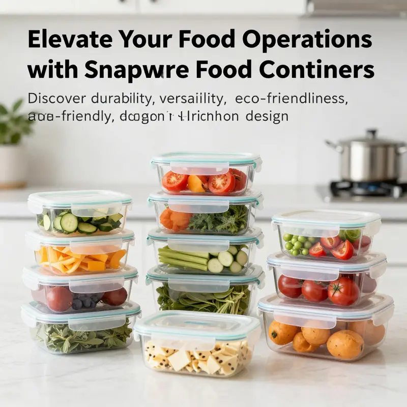 Variety of Snapware Airtight Plastic Food Containers in a kitchen, filled with food items to showcase freshness and versatility.