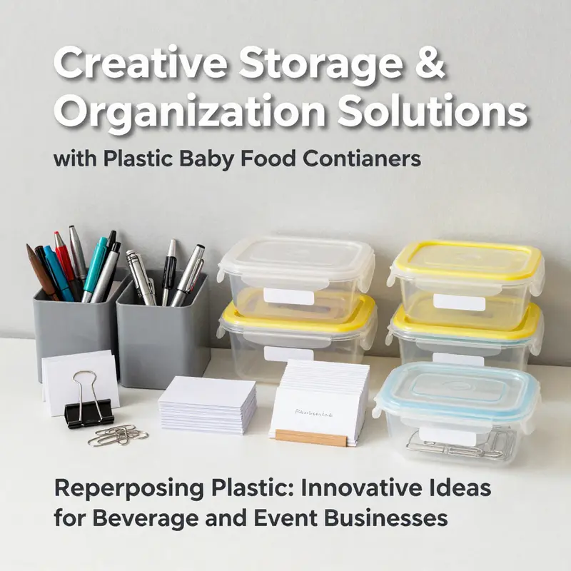 Innovative children’s furniture crafted from plastic baby food containers, adding fun and sustainability to any play area.