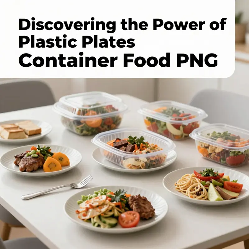 A vibrant showcase of plastic plates and containers ideal for food presentation.