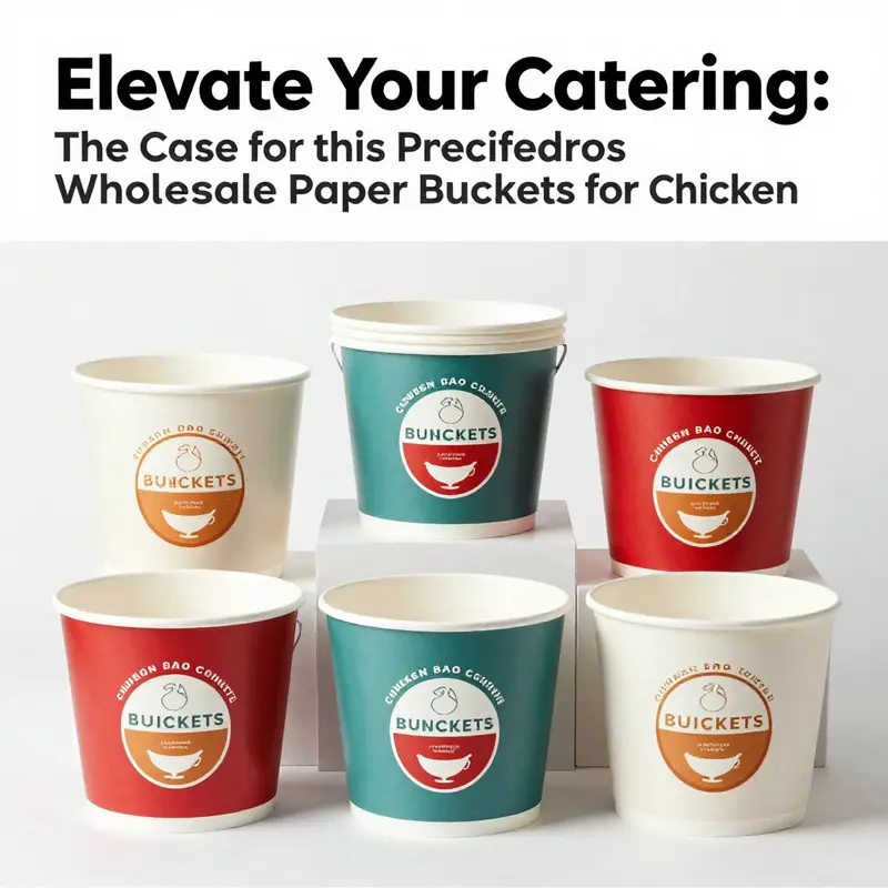 Market trends showcasing the increasing demand for paper buckets in the food service industry.