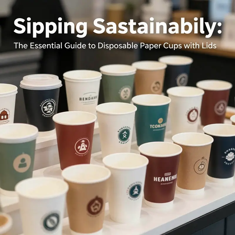 Current market trends reflect the growing popularity of disposable paper cups with lids in cafes and beverage businesses.