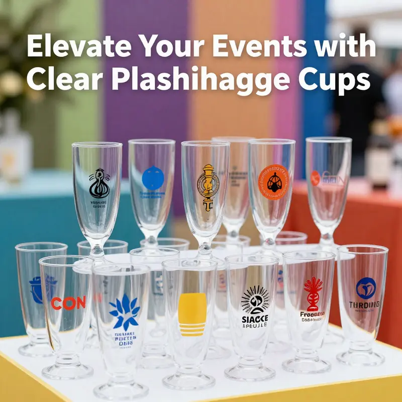 The elegant design of clear plastic champagne cups enhances the presentation of beverages while providing practical benefits.