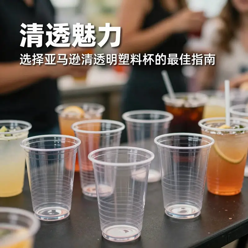 适合各种活动的一次性使用透明塑料杯,便捷又实惠。