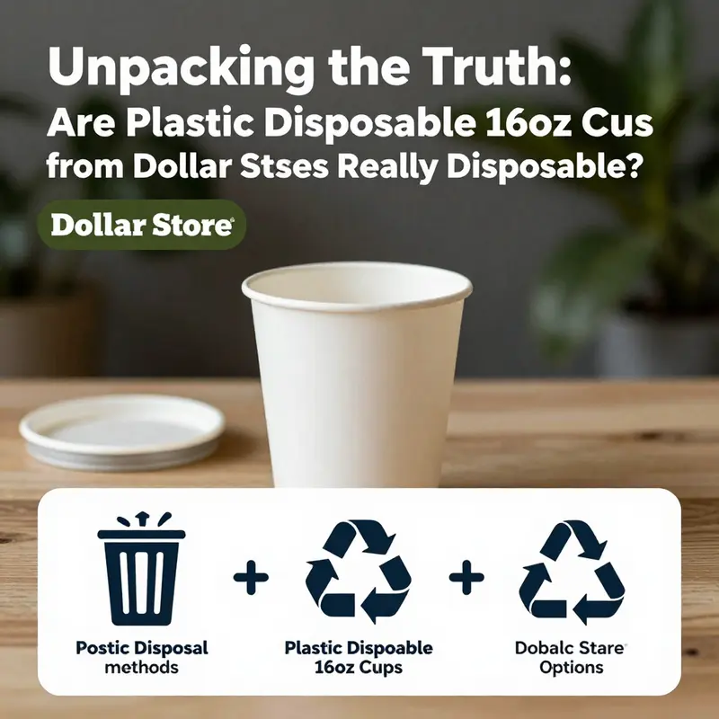 Detailed examination of the materials used in plastic disposable 16oz cups.