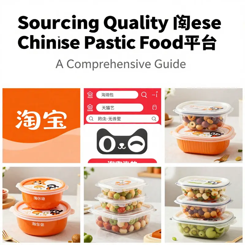 Screenshot of Alibaba.com featuring high-quality Chinese plastic food containers.