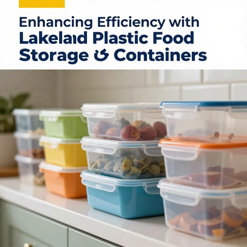 The durability of Lakeland containers shines in a bustling kitchen environment.