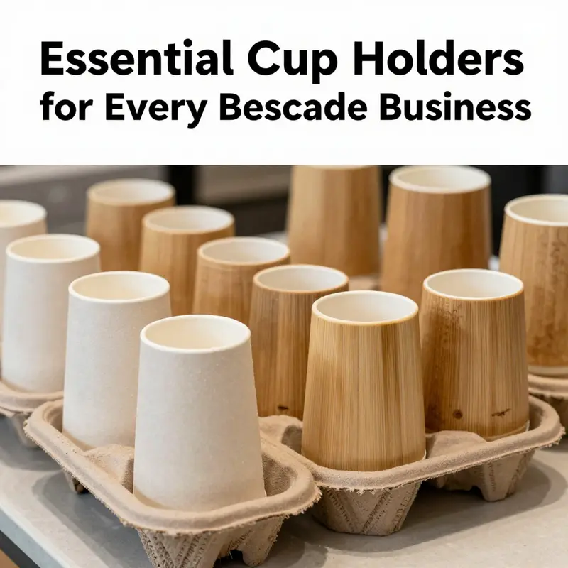 Space-efficient wall-mounted cup holders enhance hygiene and convenience in busy settings.