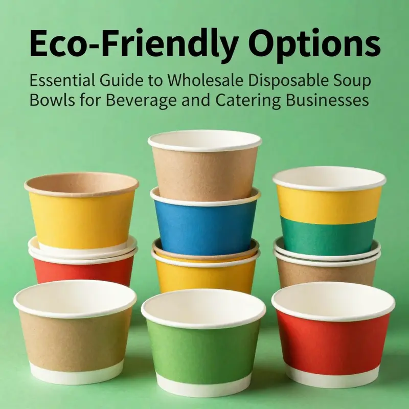 Versatile plastic disposable soup bowls ready for various food service applications.