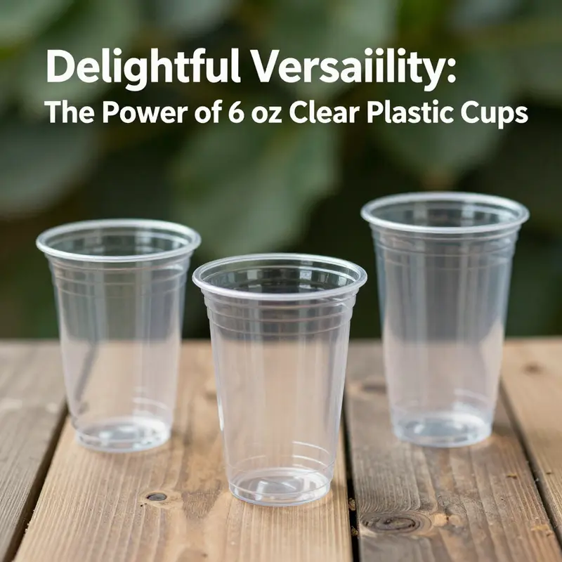An overview of how 6 oz clear plastic cups are utilized in diverse food and beverage settings.