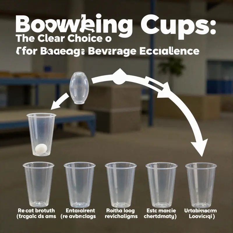 Clear plastic bowling cups showcasing their material properties and transparent design.