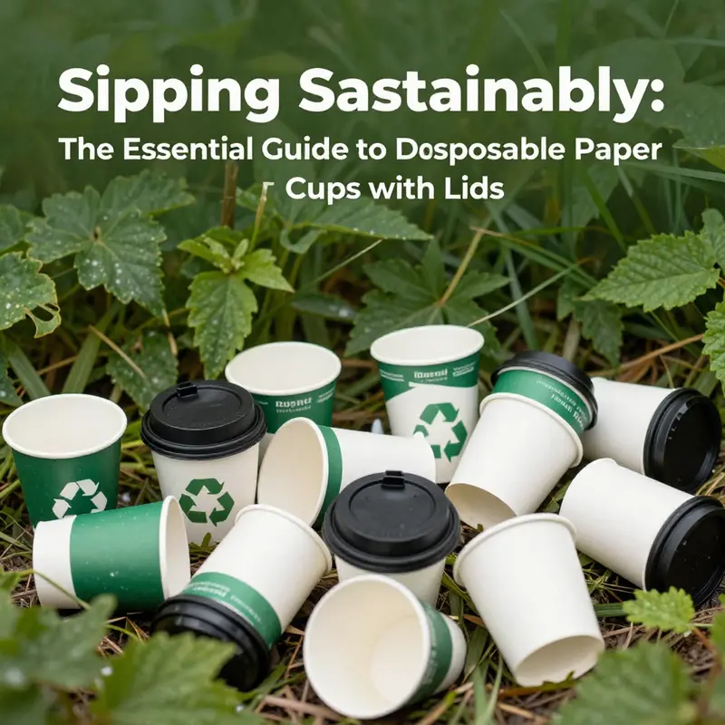 Current market trends reflect the growing popularity of disposable paper cups with lids in cafes and beverage businesses.